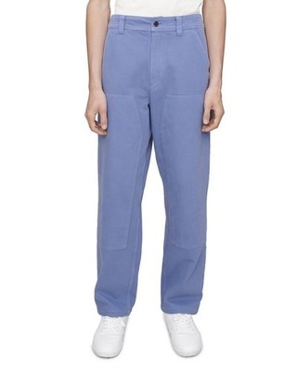 A.P.C. Jeans Gustav Relaxed Fit Pants Men's XL Blue Pockets Button Zip Closure